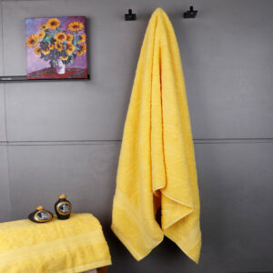 yellow towel